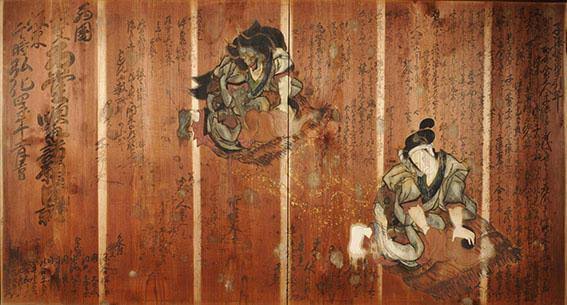 間引きの絵馬